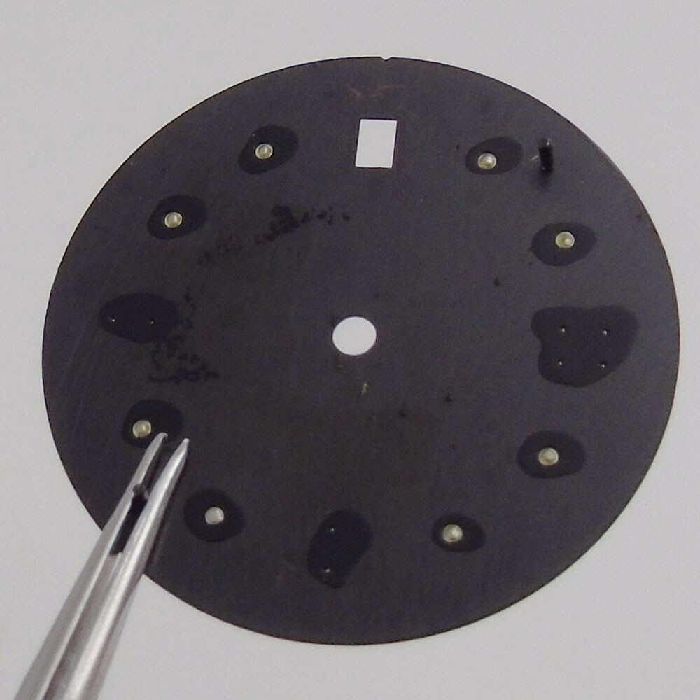 NO Logo 31mm Black White Blue Watch Dials Face For Tribute Series NH35 NH36 Move