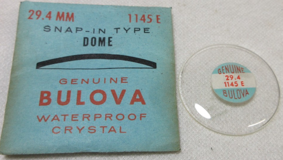 BULOVA ACCUTRON CARAVELLE WATCH CRYSTAL 1145E WATCHMAKER REPLACEMENT #95
