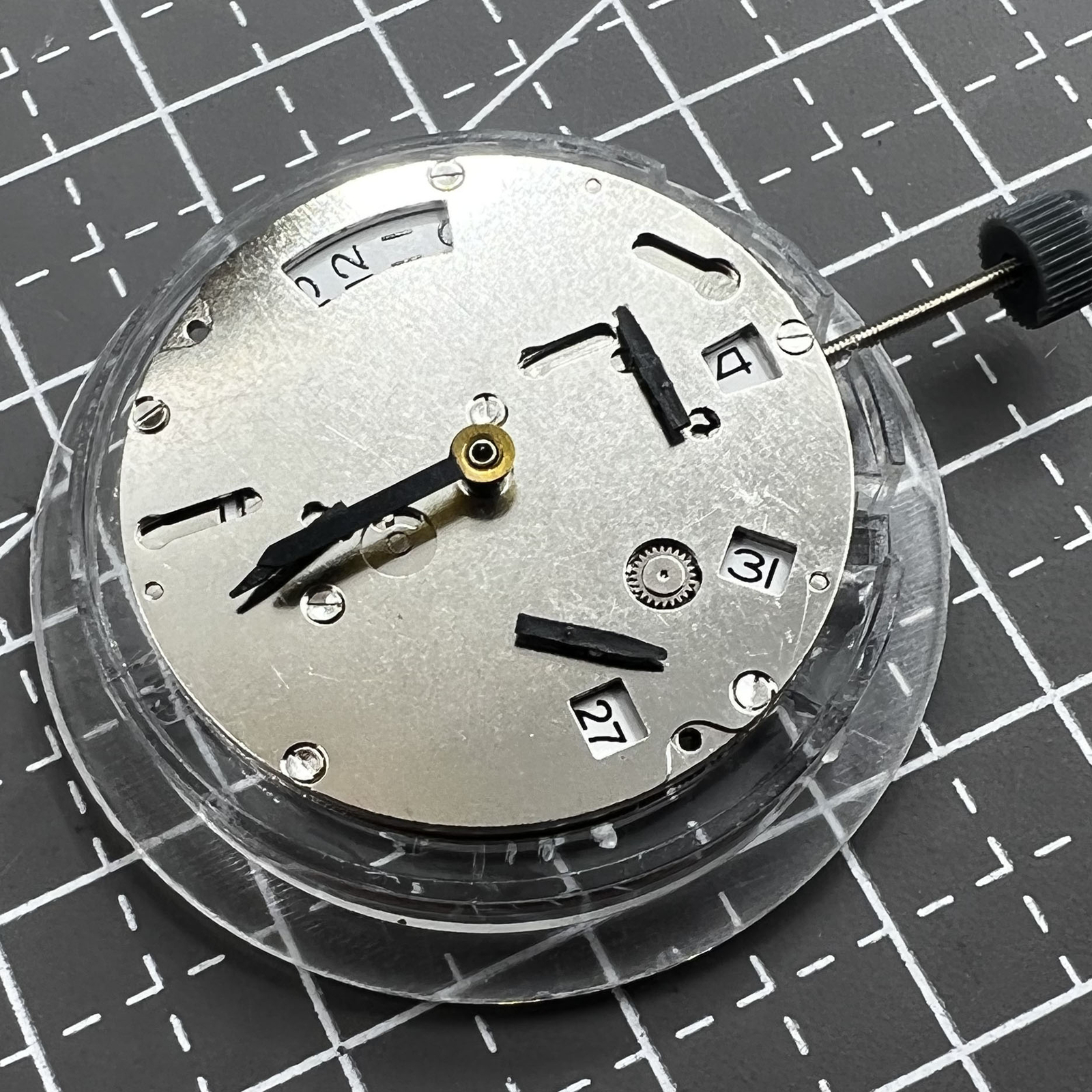 CMM1534-2813 Mingzhu Silver Automatic Mechanical Movement 6 Hands Small Second