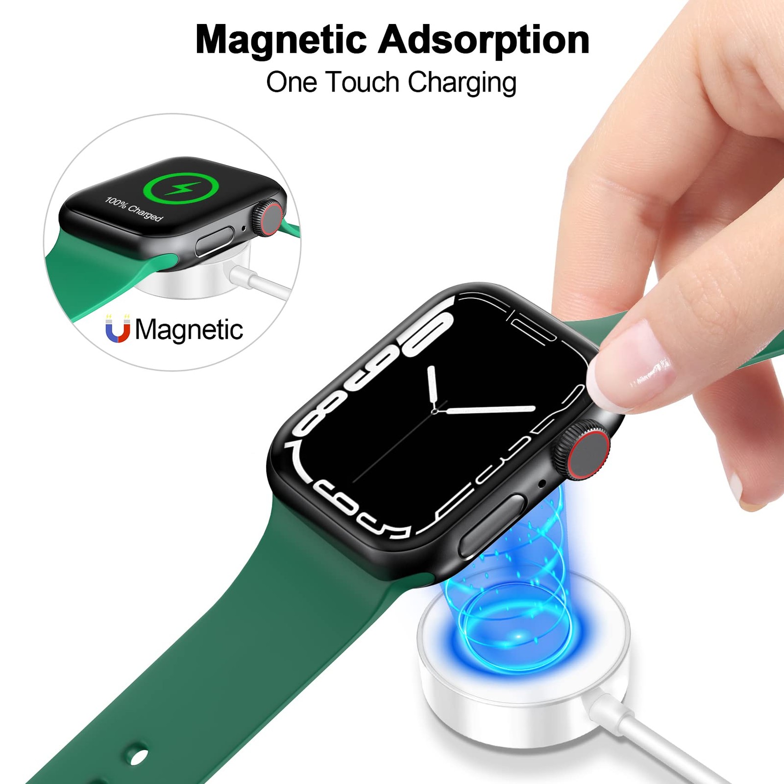 𝟐𝟎𝟐𝟔 𝐔𝐩𝐠𝐫𝐚𝐝𝐞𝐝 for Apple Watch Charger Magnetic Fast Charging Cabl…