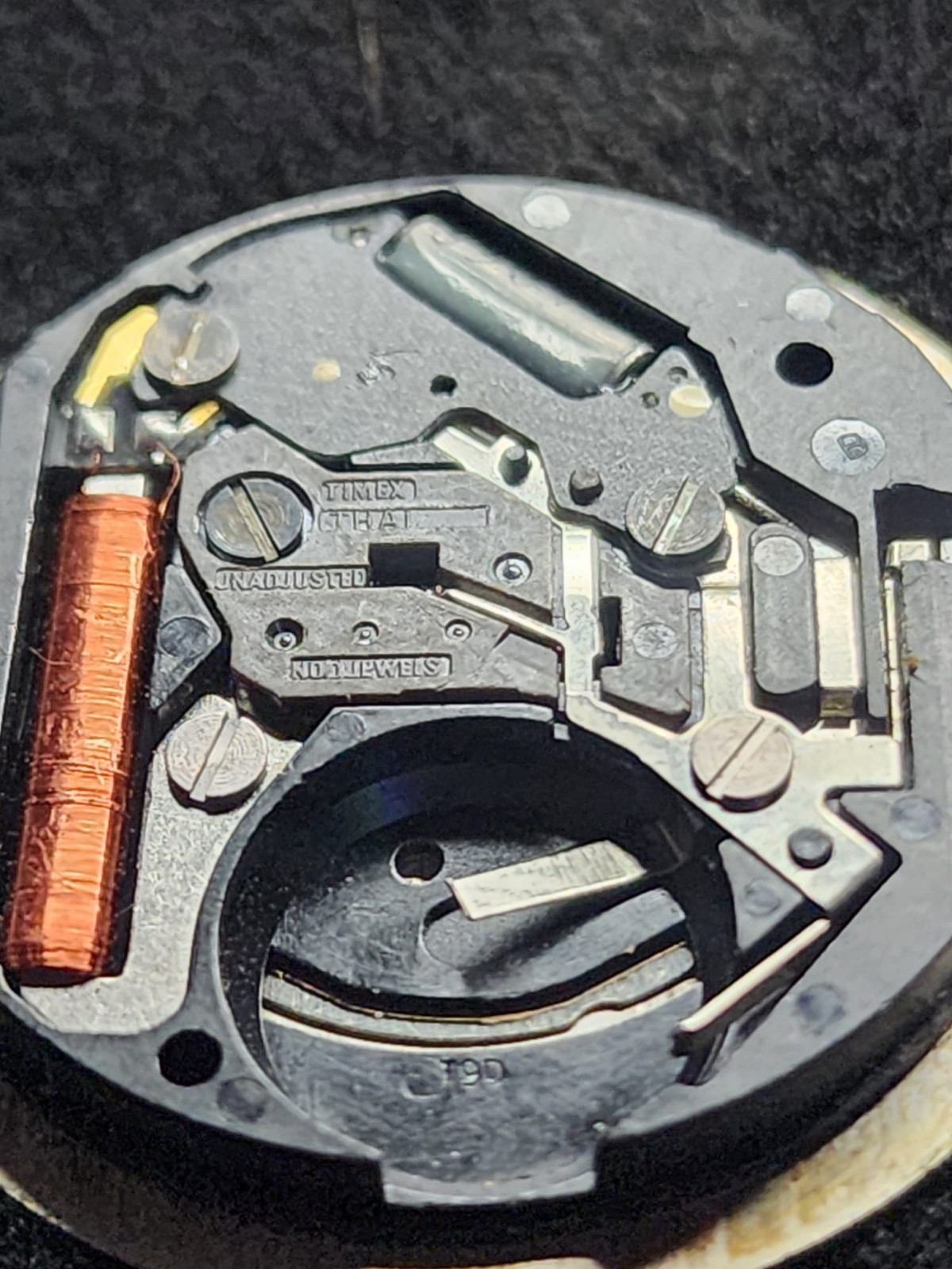 Timex Quartz Watch Movement Great Britain 7 Jewels – Parts Repair Vintage