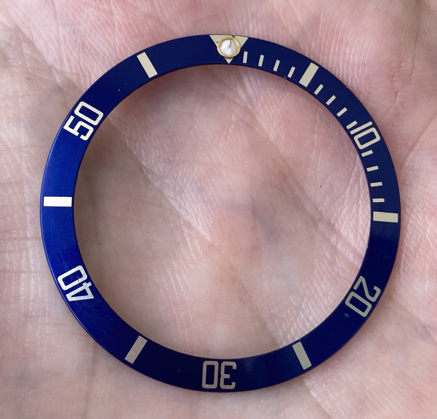 Authentic Rolex Submariner Date 16613 16803 16808 16818 Blue Watch Bezel Insert