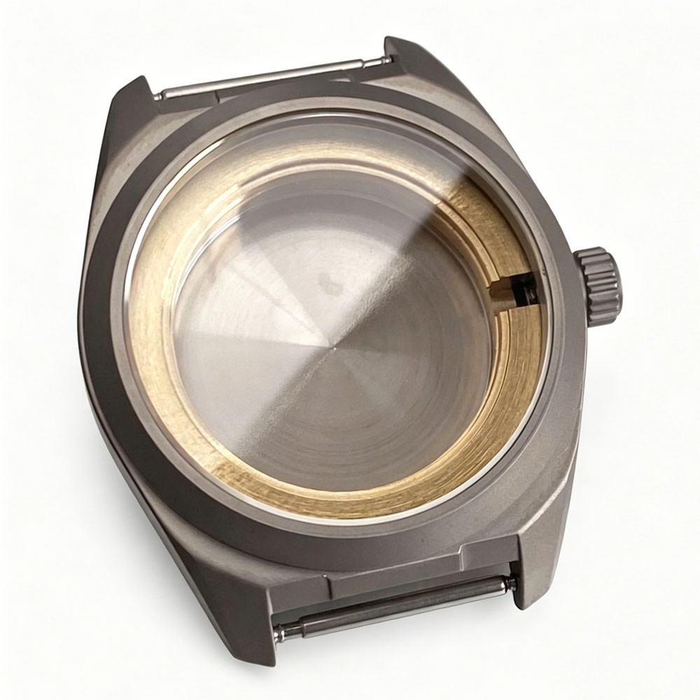 New 20ATM Titanium Sapphire 40mm Watch Case For NH35 ETA2824 Miyota 8215 Movt