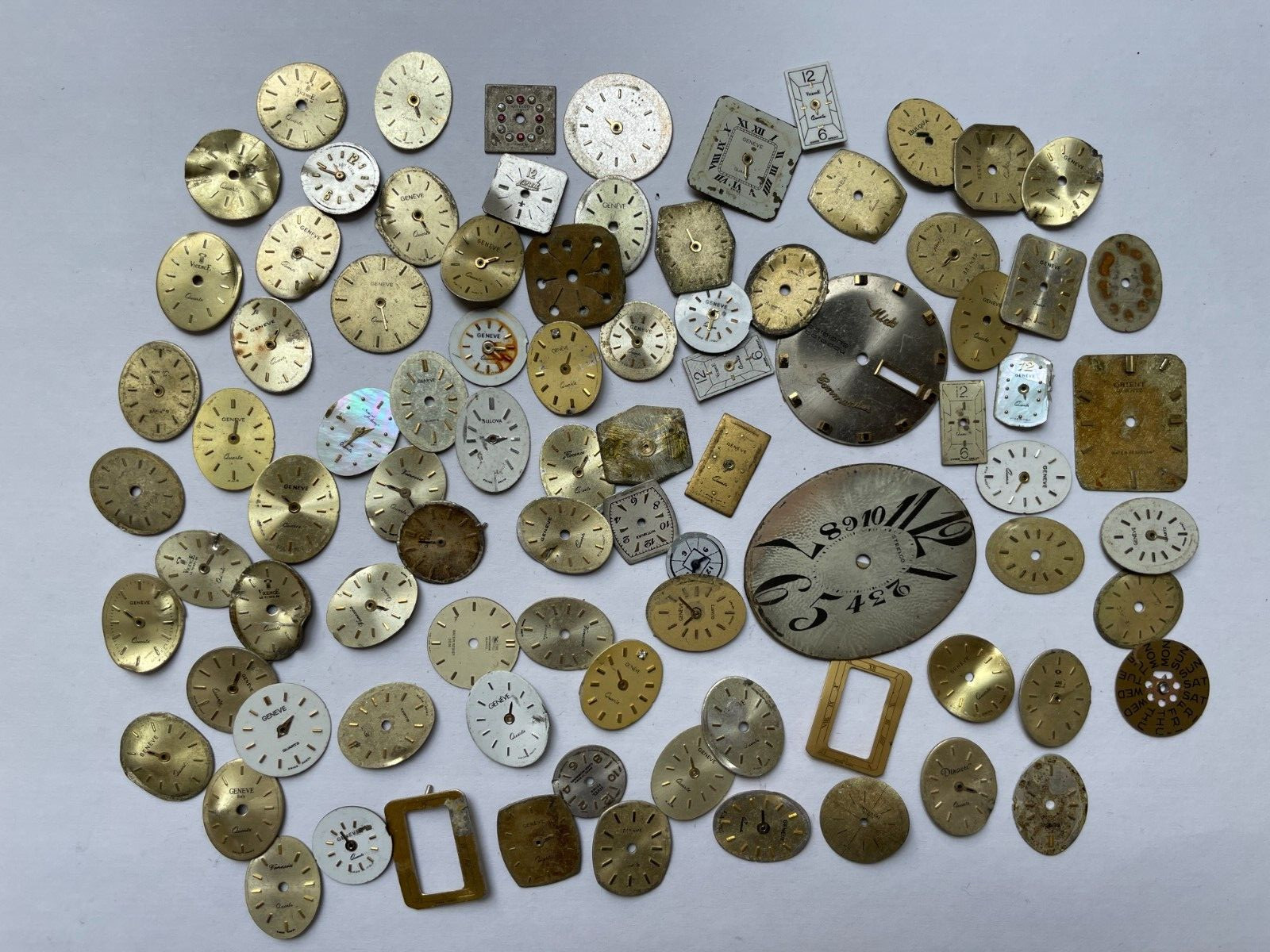 Job Lot of Vintage Dial Parts Various Makes Brands. C200