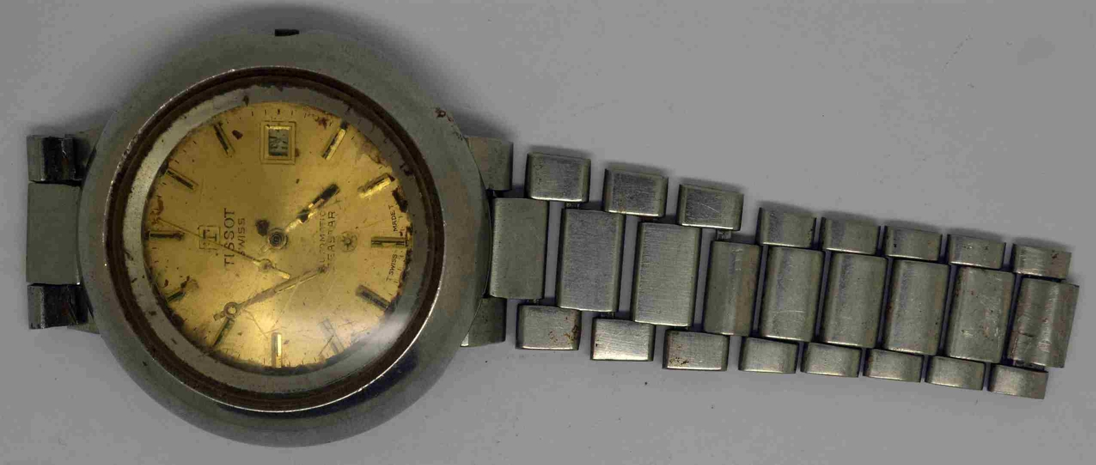 VTG TISSOT SEASTAR Steel Wristwatch. Cal: 784-2. For Repairs