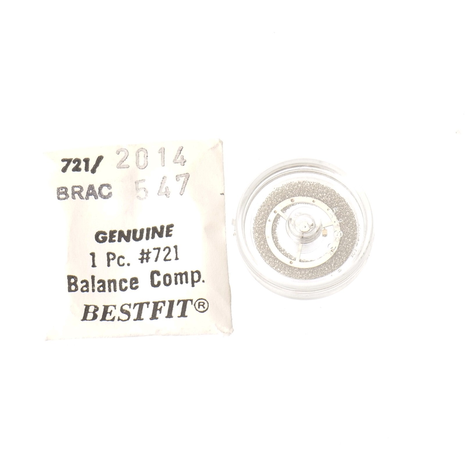 BRAC 794 Balance Complete Watch Part Bestfit 721/2014 New Old Stock Watchmakers