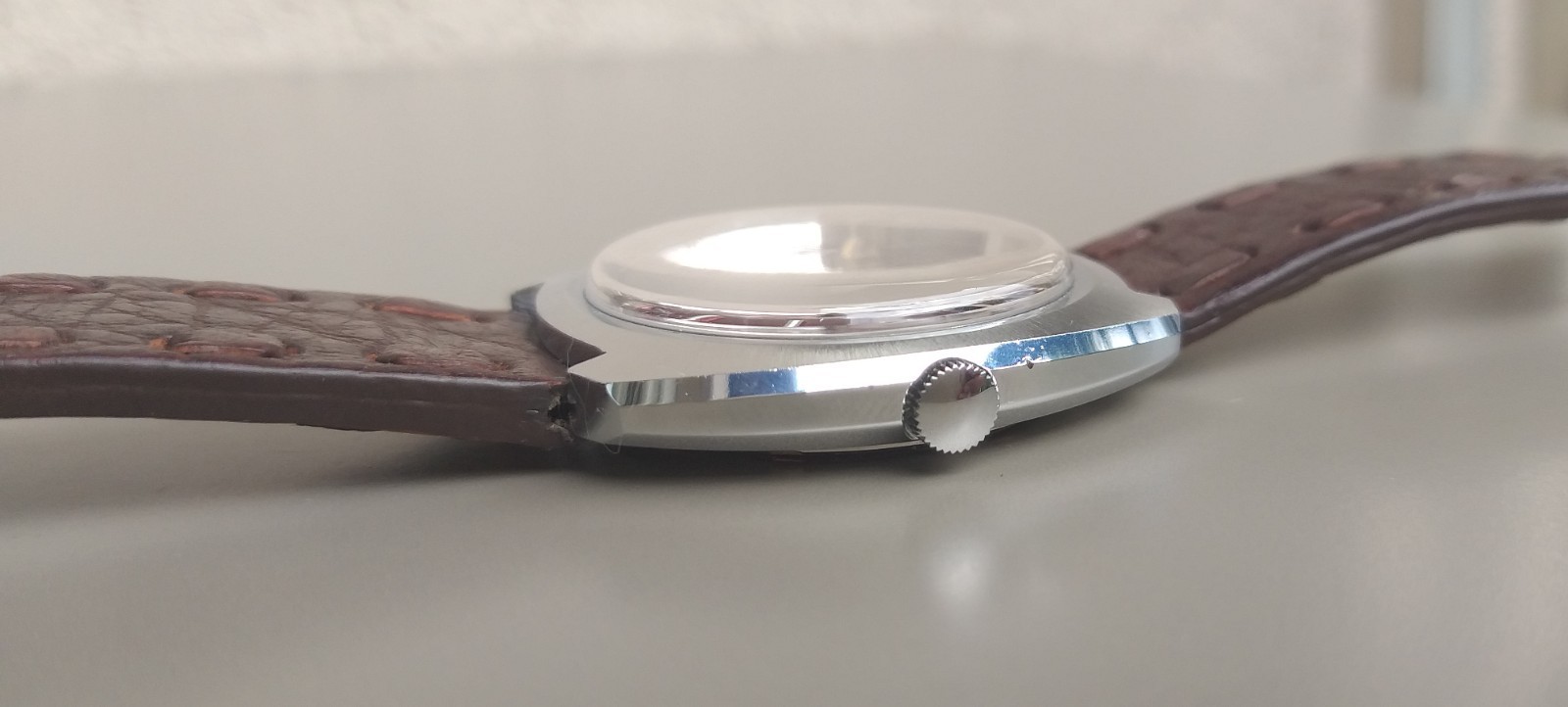 Peseux 7050 FHF 251 Project Watch 37mm Swiss Case and Dial Vintage 1970’s NOS