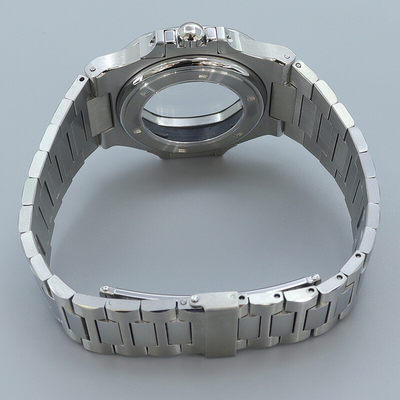40mm Stainless Steel Watch Case+Strap Sapphire Glass For Seiko Nh35 Nh36Movement