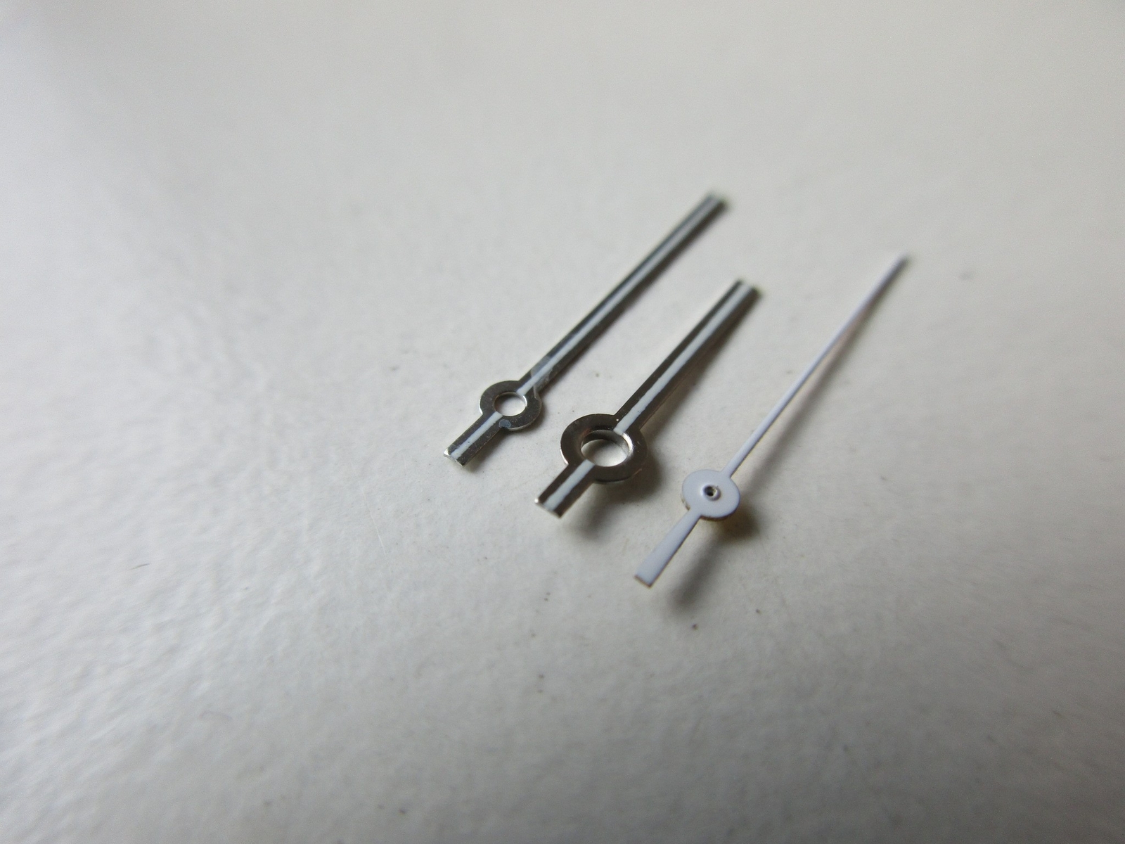 FHF Fontainemelon cal. 969 Silver – white striped 130 – 90 – 21 watch hands set