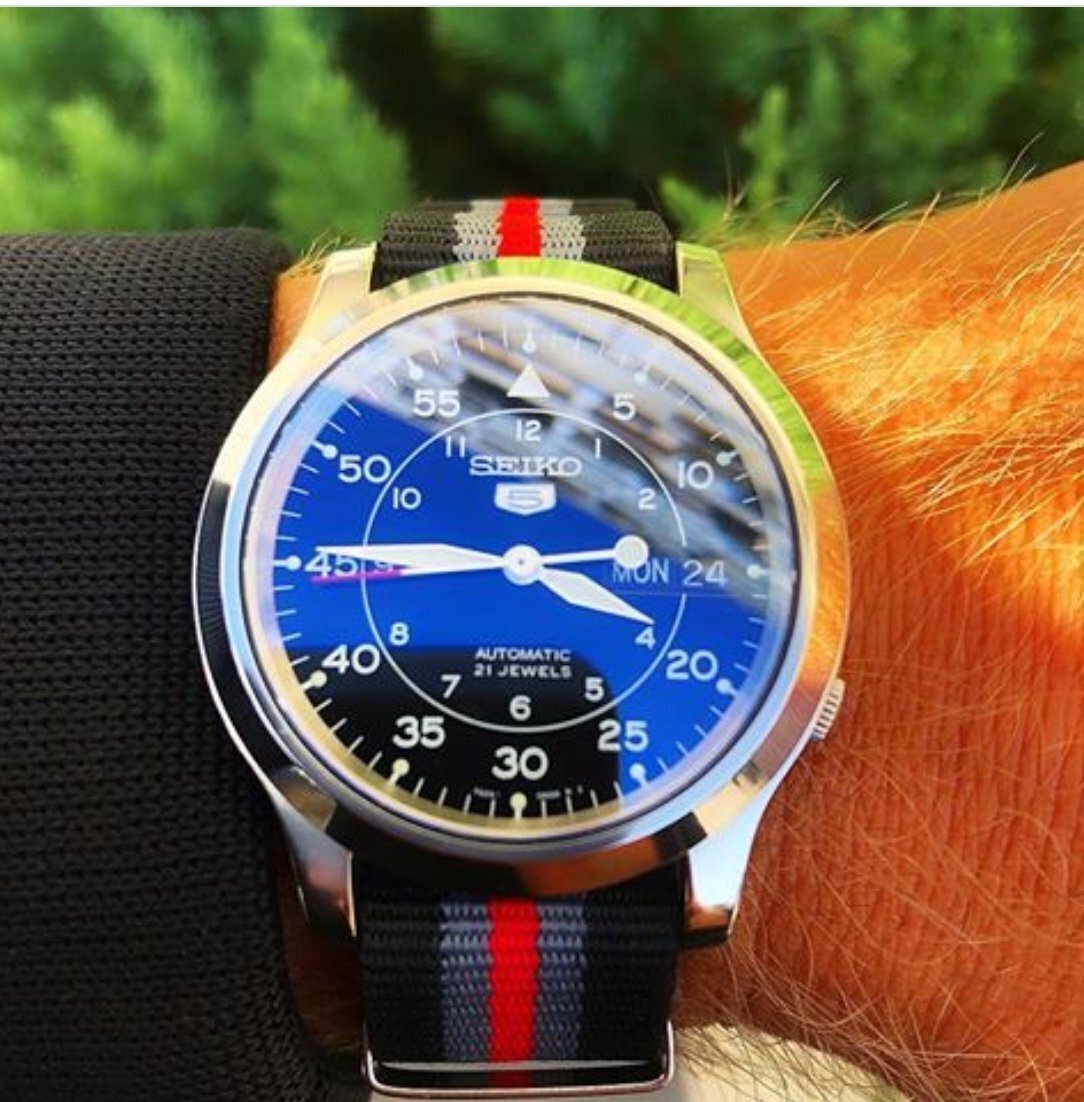 Watch Crystal Only for Seiko 5 SNK Double Dome Sapphire Crystal – 30mm – CT063
