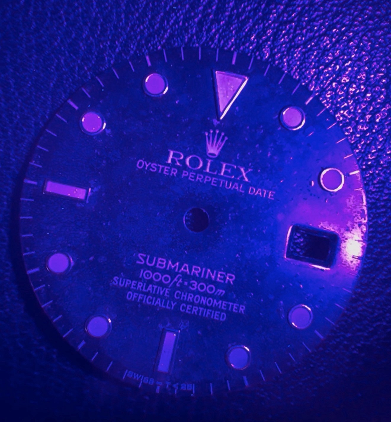 Genuine Rolex Submariner 40mm Black Tritium Dial 16800 168000 16610