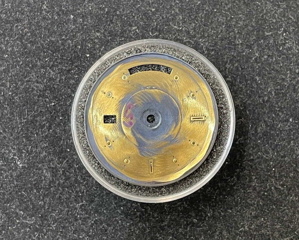 Custom Navy Blue Baguette Diamond Dial for President NonQuick Vintage 1803