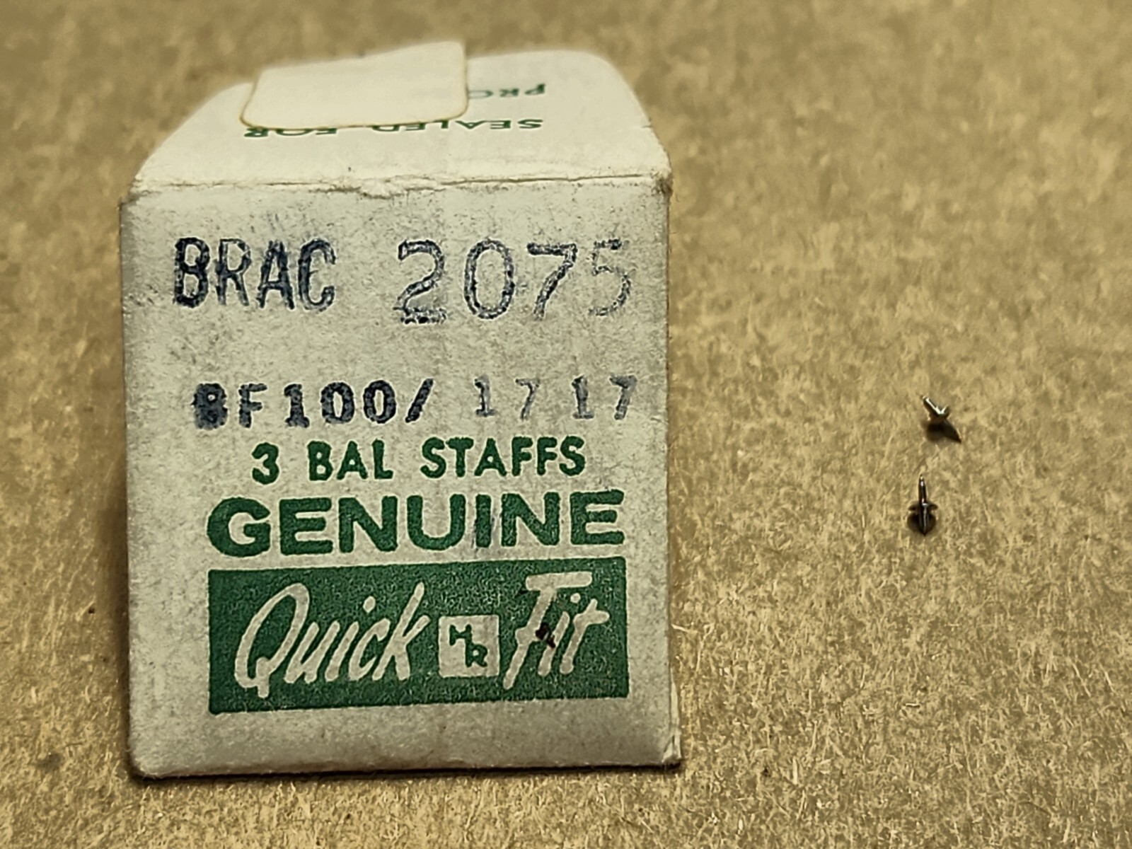 2 NOS Quickfit Balance Staffs For Brac 2075