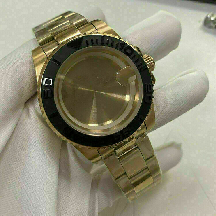 41mm Sapphire Watch Case + Bracelet for ETA 2836 Miyota 8215 8205 Mingzhu 2813