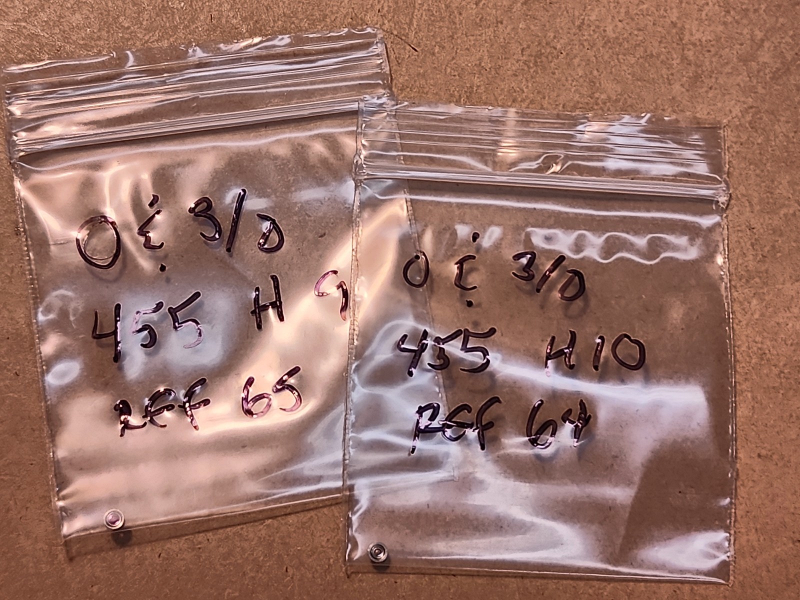 2 NOS Elgin 0s-3/0 Pocket Watch P/N 455 Balance Jewels Parts Spares