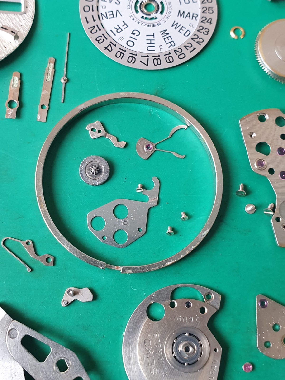 SEIKO 6119 C ORIGINAL PARTS (Single Sales Possibility)