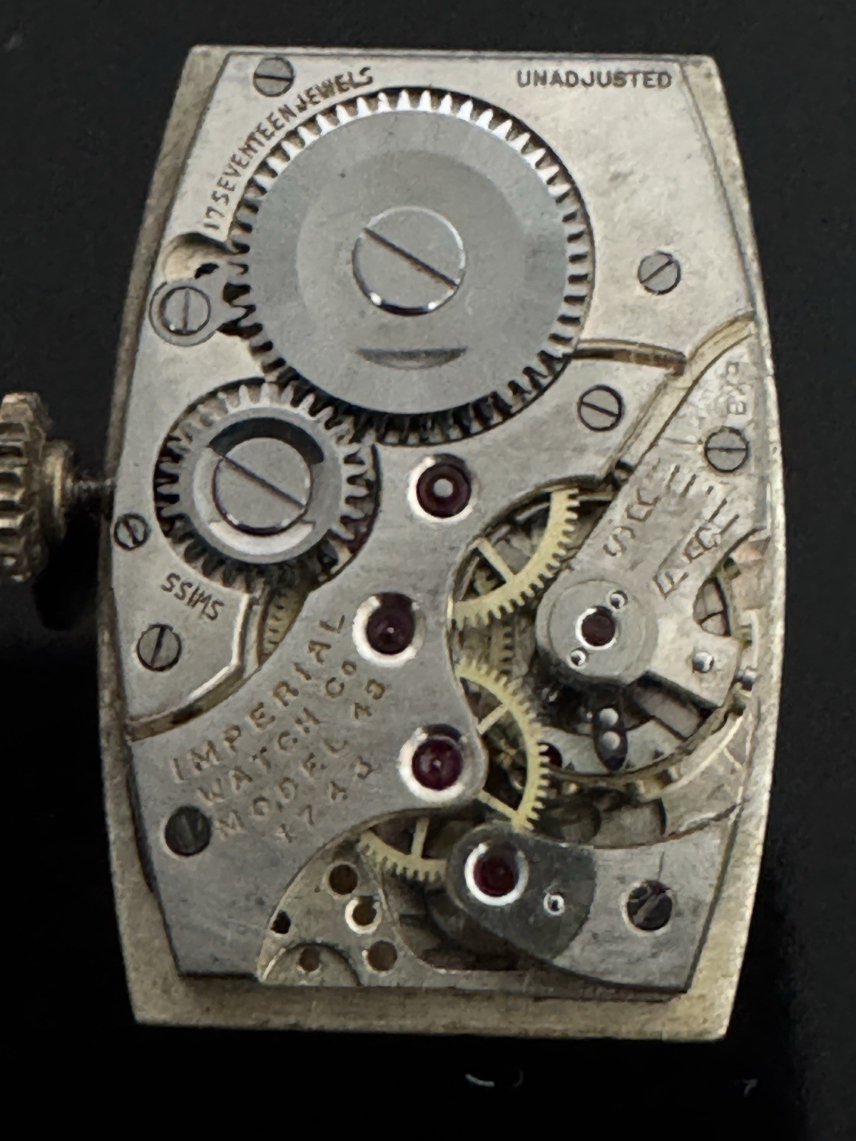 Vintage Imperial Watch Co. Model 48 1743 17-Jewel Wristwatch