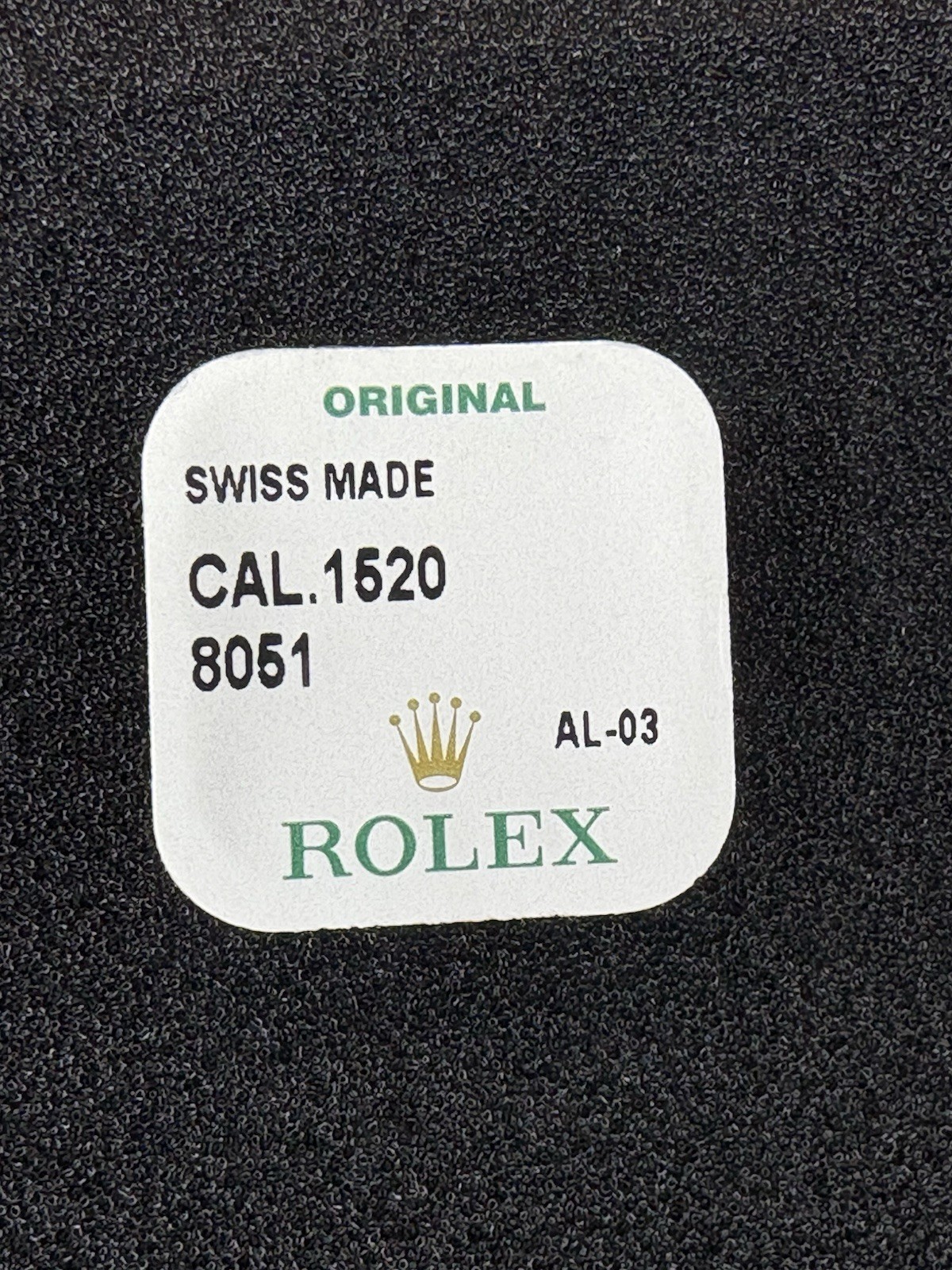 Genuine Rolex Caliber 1520 Escape Wheel Part 1520-8051 New Sealed