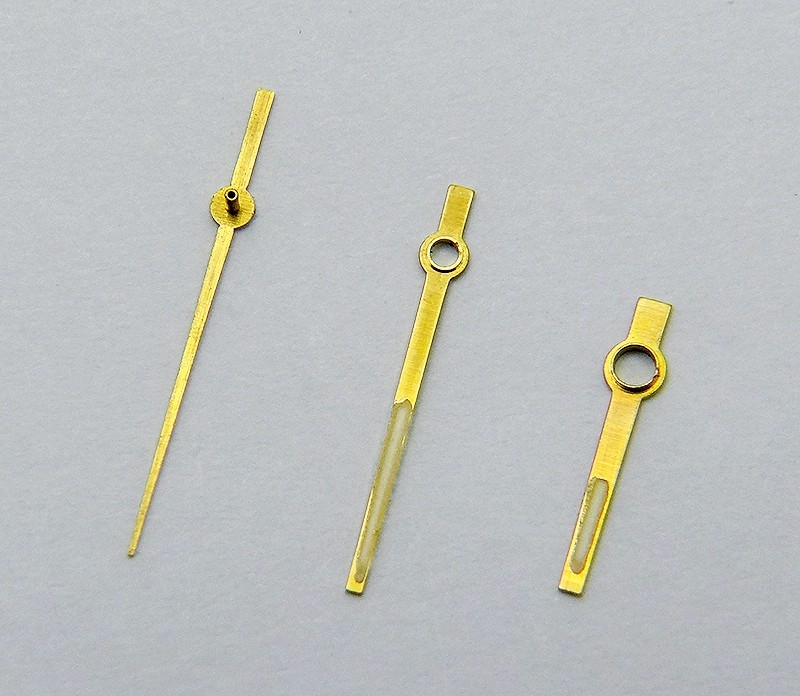 Genuine Rolex Oysterquartz Datejust 17013 Set of 3 Gold Watch Hands Caliber 5035
