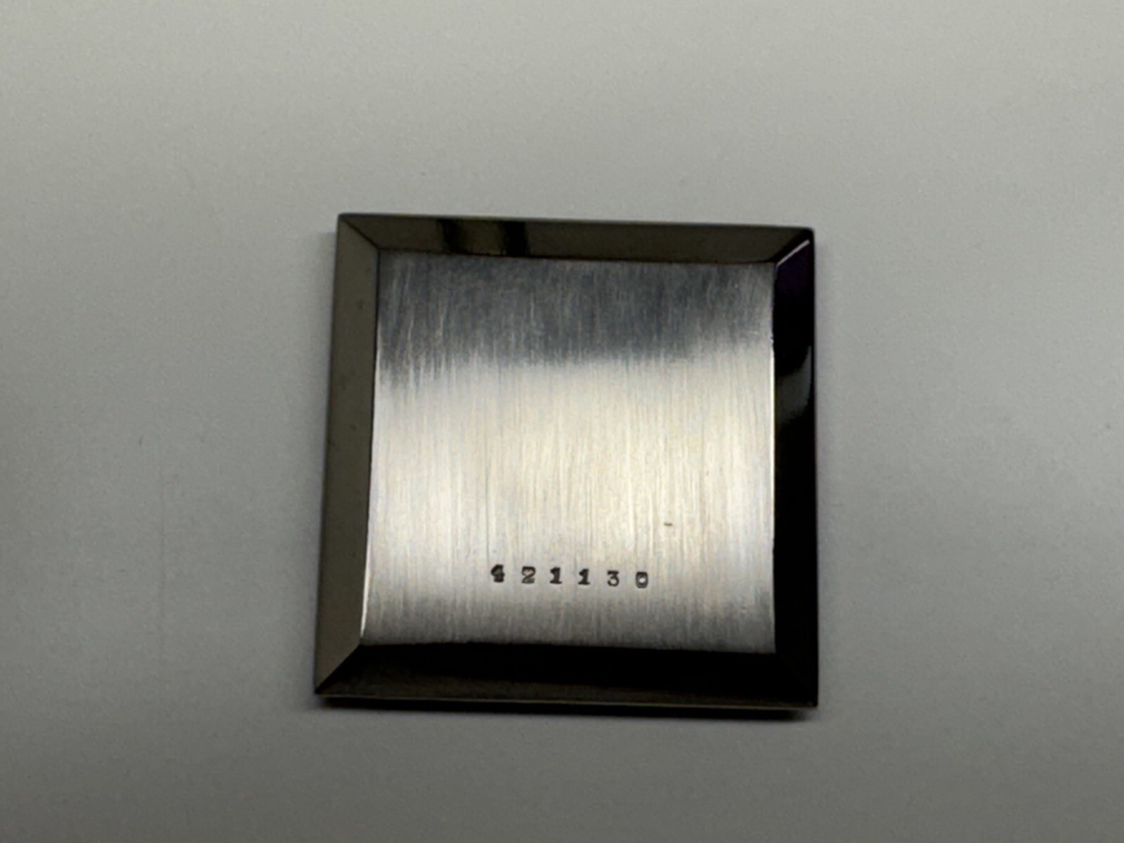 lecoultre stainless steel watch case back only