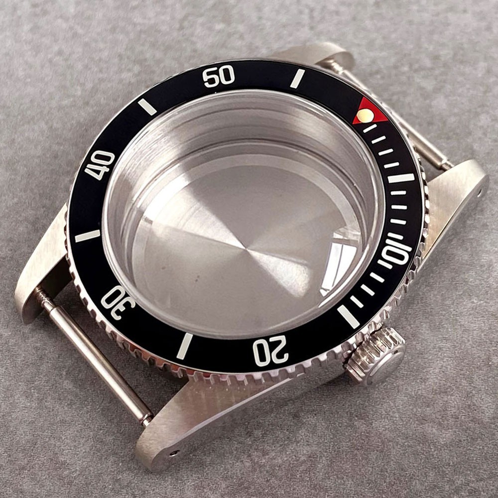 38mm Bow Sapphire glass Watch Case Dial hand For Japan NH34A NH35A 2824 PT5000