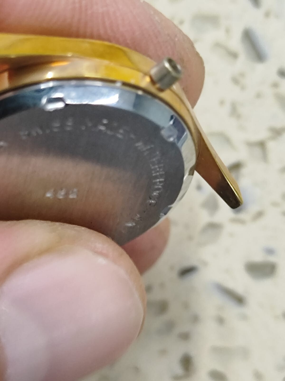 Vintage CASE WATCH swis made Gold Paletd 20LWC 1960 27MM NOS