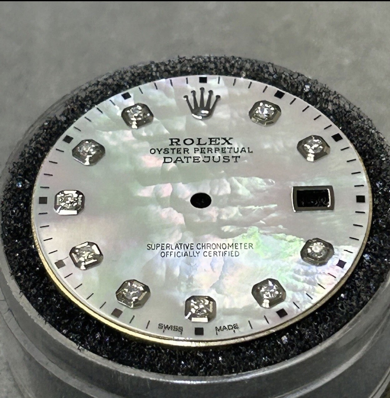 Rolex Mens Datejust Custom MOP Diamond Dial 36mm For Models 126234 & 126200
