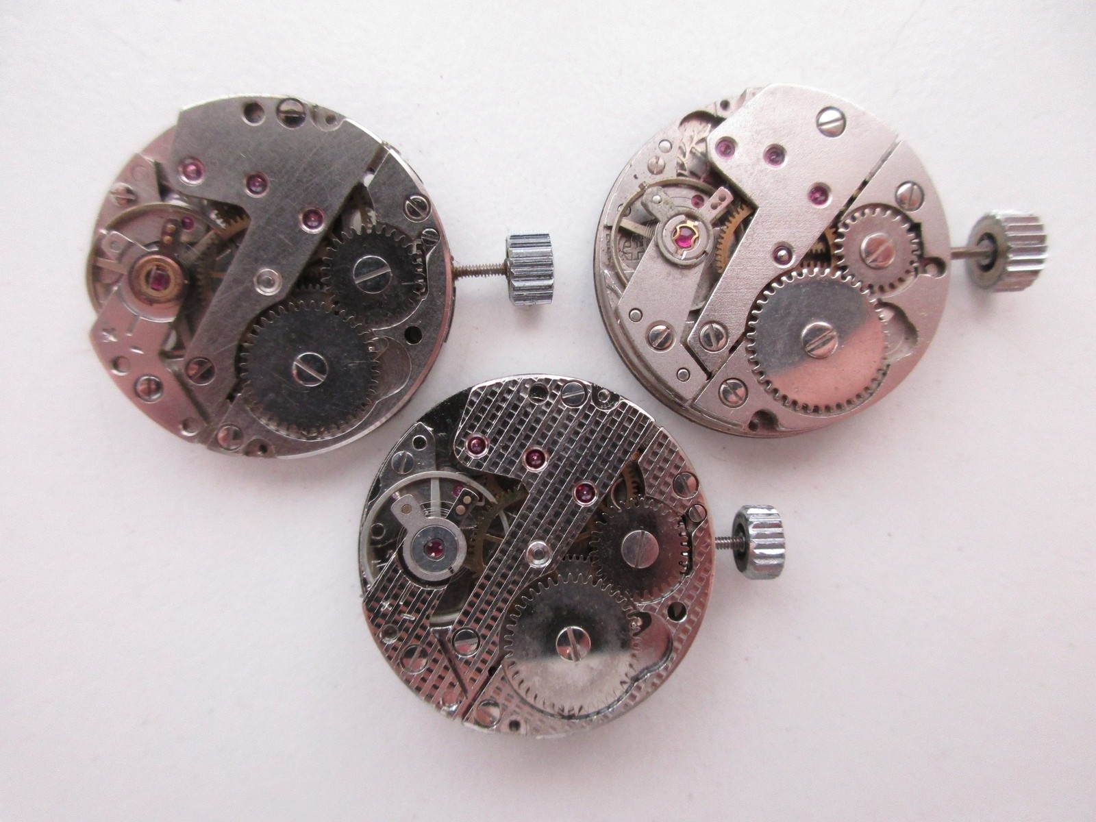FE France Ebauche cal. 233-60 France vintage watch movements (3 pcs) – for parts