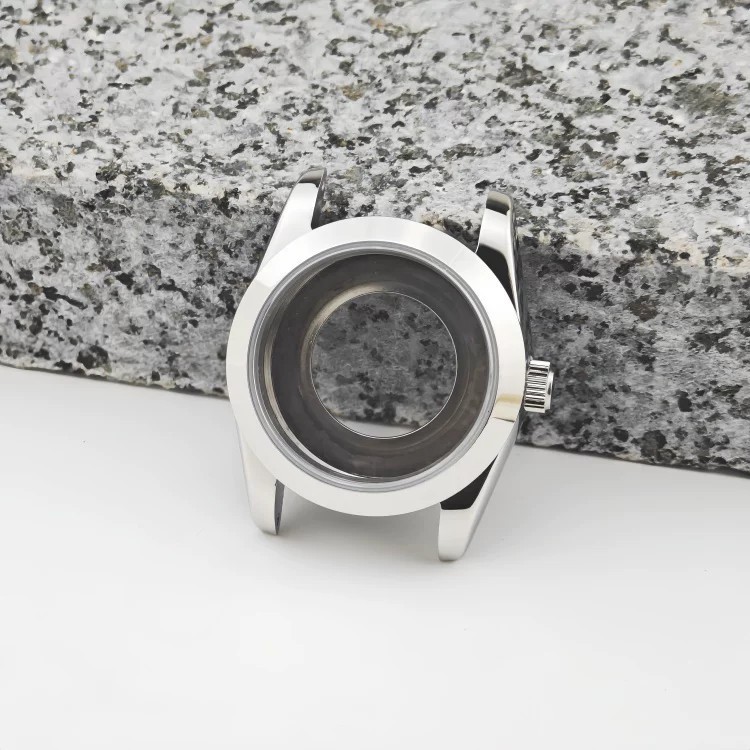 31mm Matte Sandblasted Watch Case Sapphire Glass For NH05 NH06 Movement