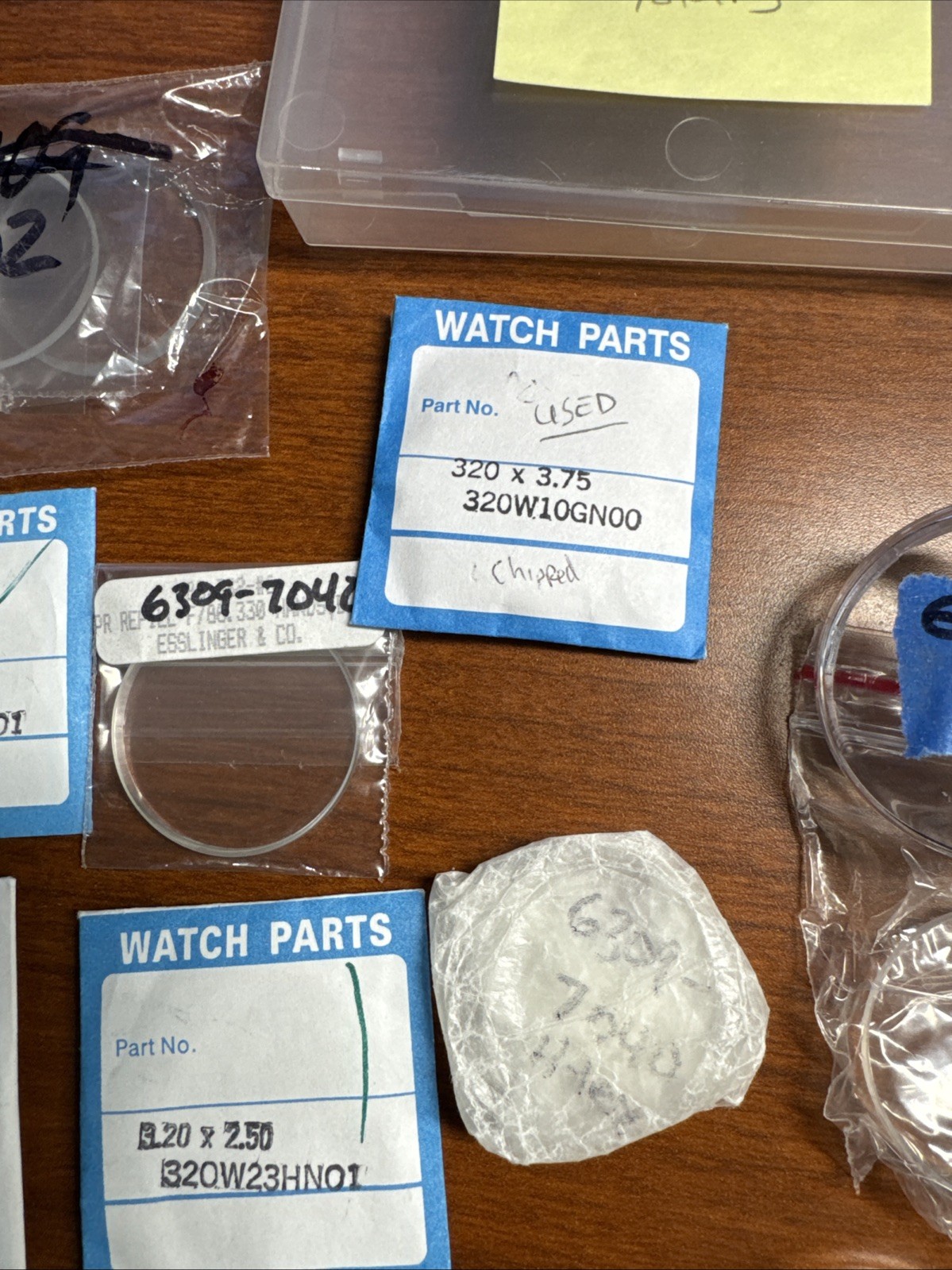 QTY 19 SAPPHIRE CRYSTAL FOR SEIKO 6309 & 7002 Watch Lot 32mm Hi dome