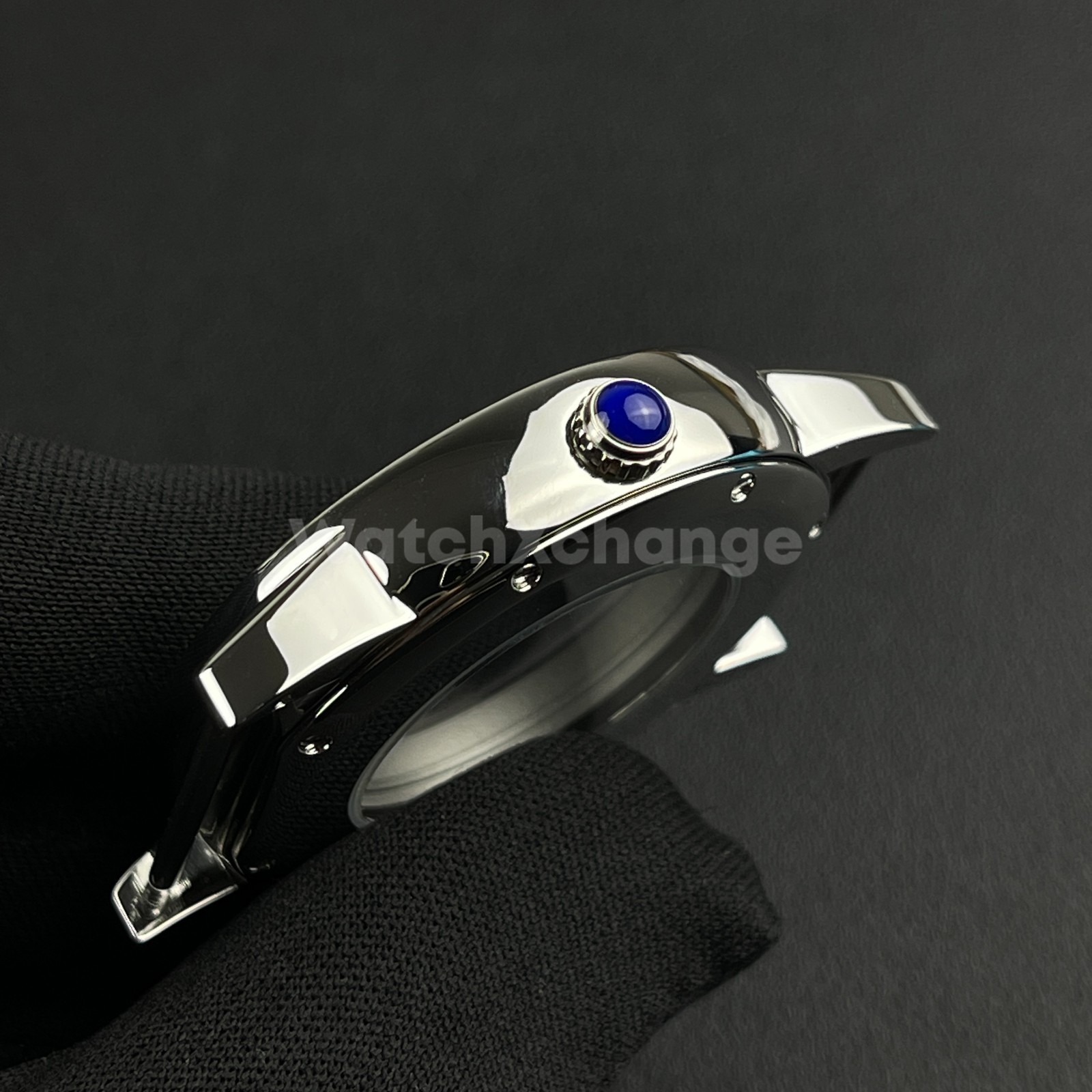 Sapphire Crystal 42mm Stainless Steel Watch Case For ETA 2824 PT5000 Movement