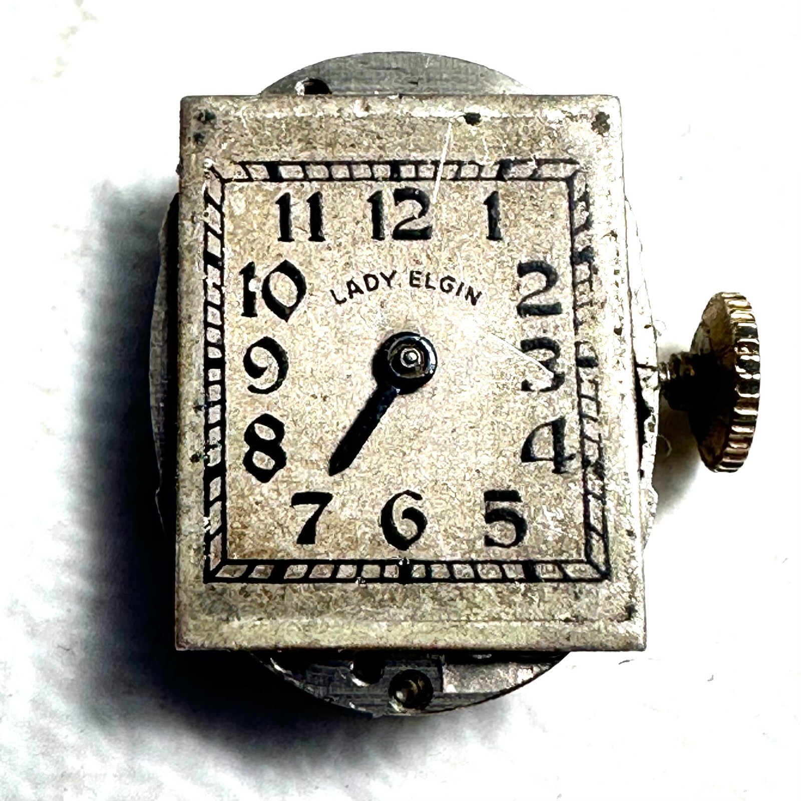 Elgin 619 Ladies 19 Jewel Mechanical Watch Movement FOR PARTS 20-203