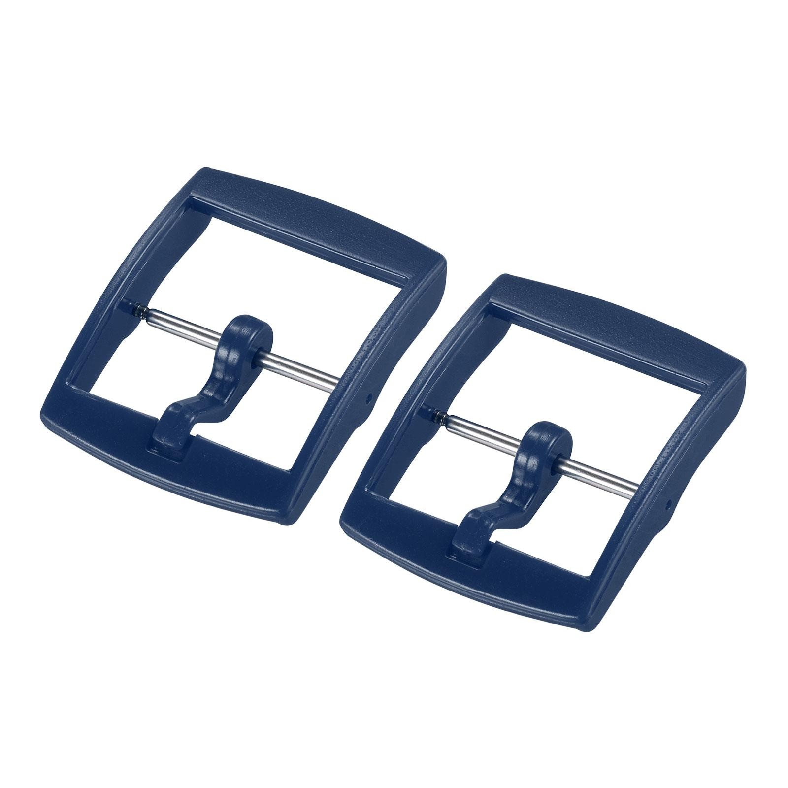 Watch Strap Clasp Plastic Buckle for 20mm Width Watch Bands Dark Blue 2 Pcs