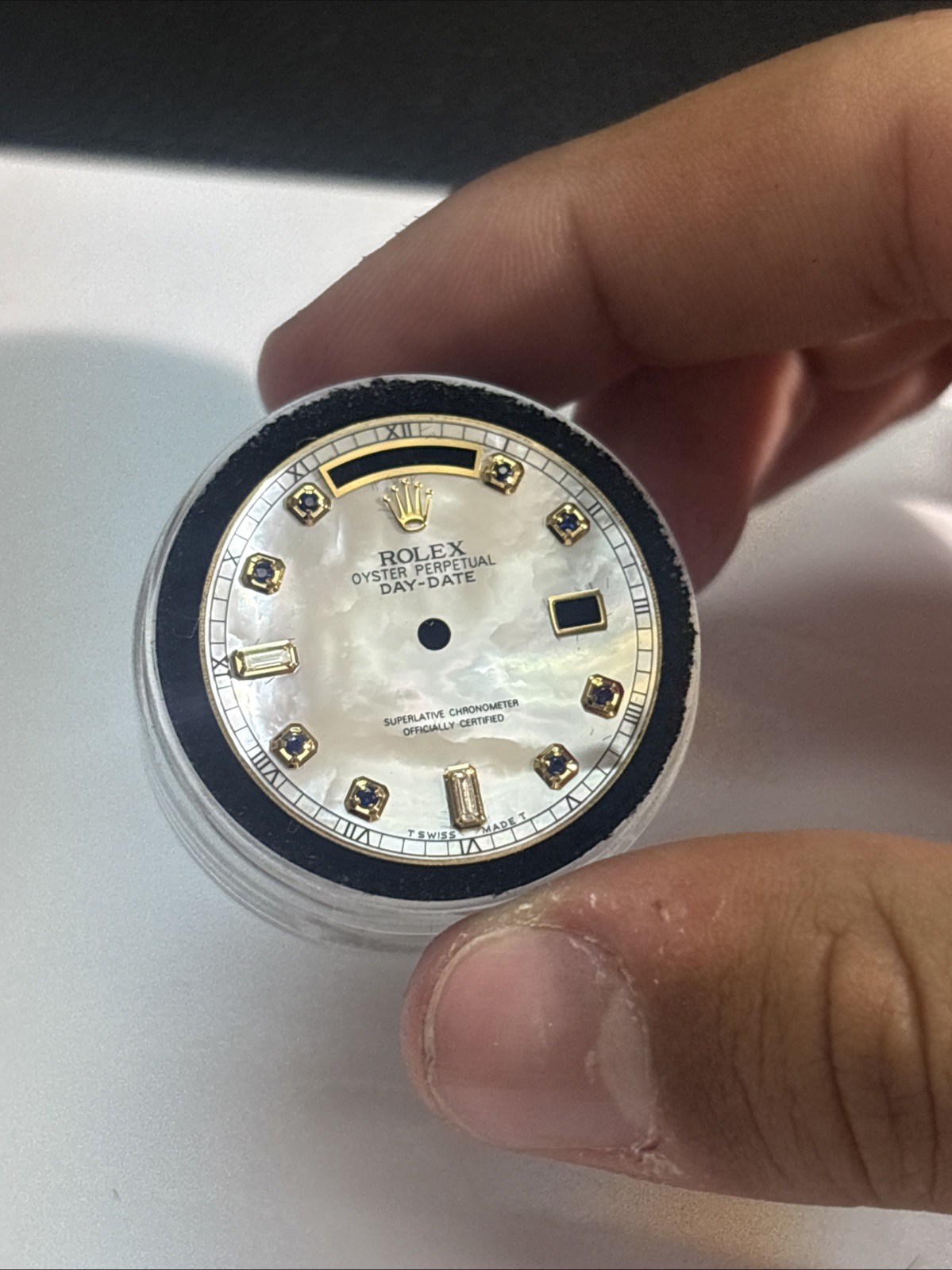 Rolex 36mm Presidential Aftermarket MOP DIAMOND DIAL FOR YELLOW GOLD PREZZY