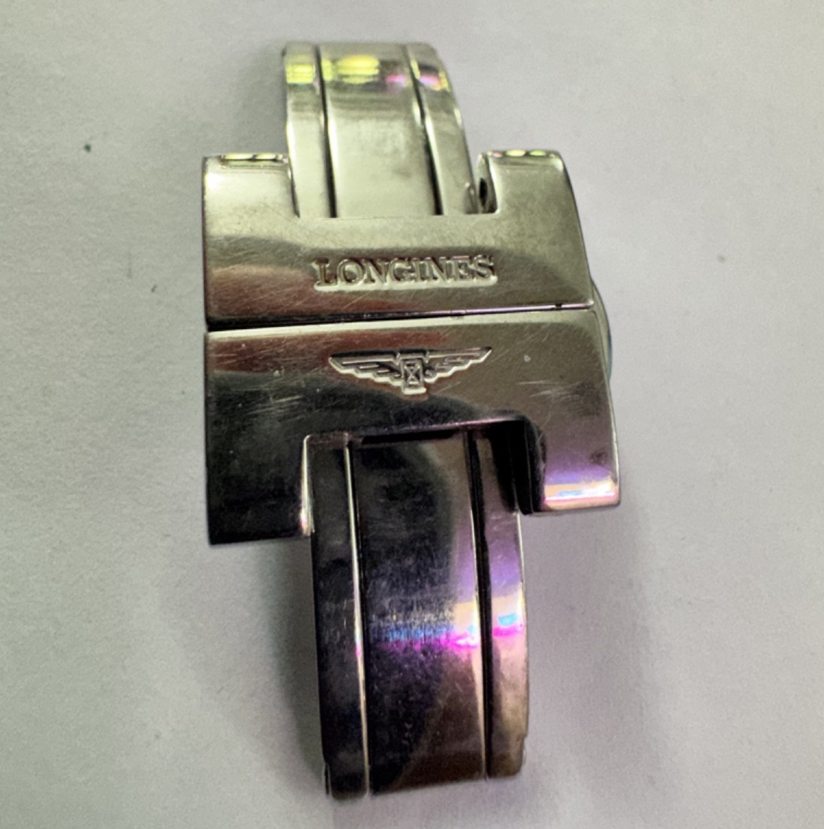 Longines Stainless Steel Deployment Buckle