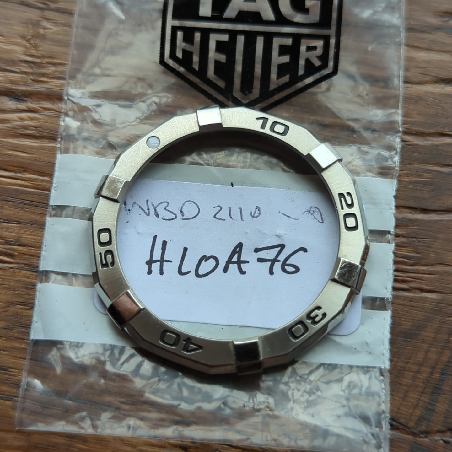 Tag Heuer WBD2110-0 Aquaracer Watch Bezel Part 41mm VGC (T34)