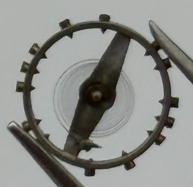 ETA 761 1201 Balance Wheel Complete And Spring 145 M Watch Movement Parts NOS