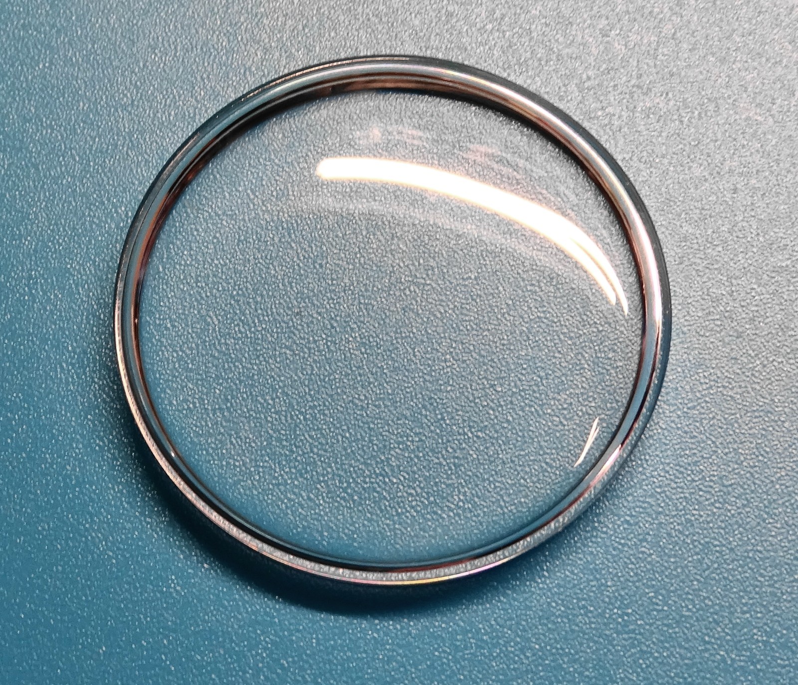 Diving Watch Glass Chrome Ring Aquatic Ø 26.2 Mm Height 4.40 Mm.