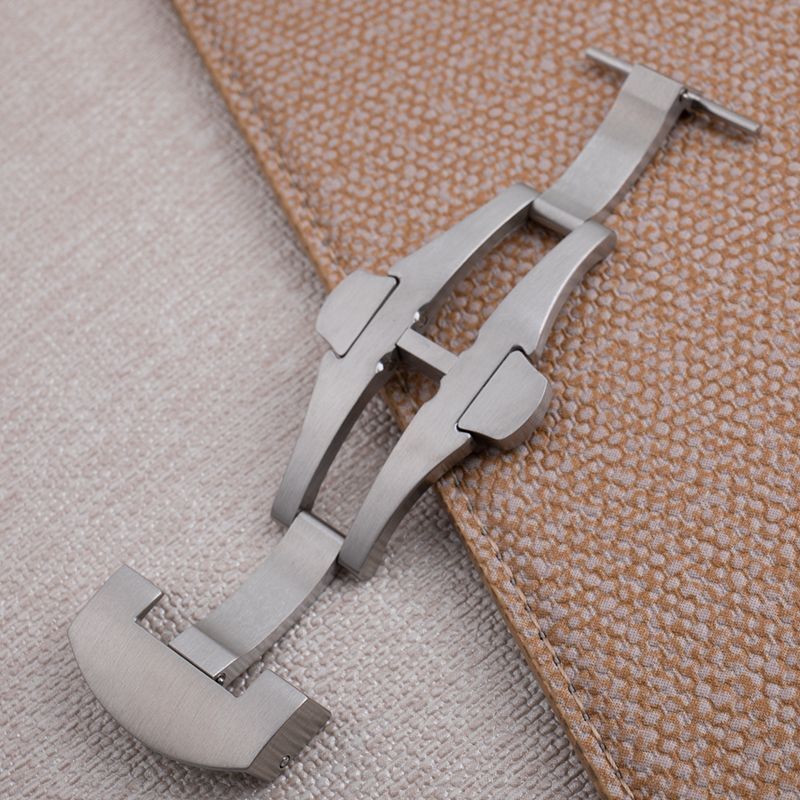 Fit for Panerai Watch Straps 22 mm SS Butterfly Buckle Folding Clasp