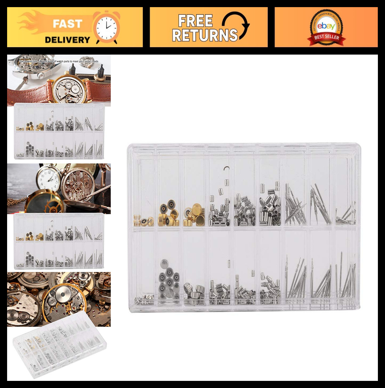 Watch Crown & Stem Repair Tool Set – Professional Replacement Parts for Watches