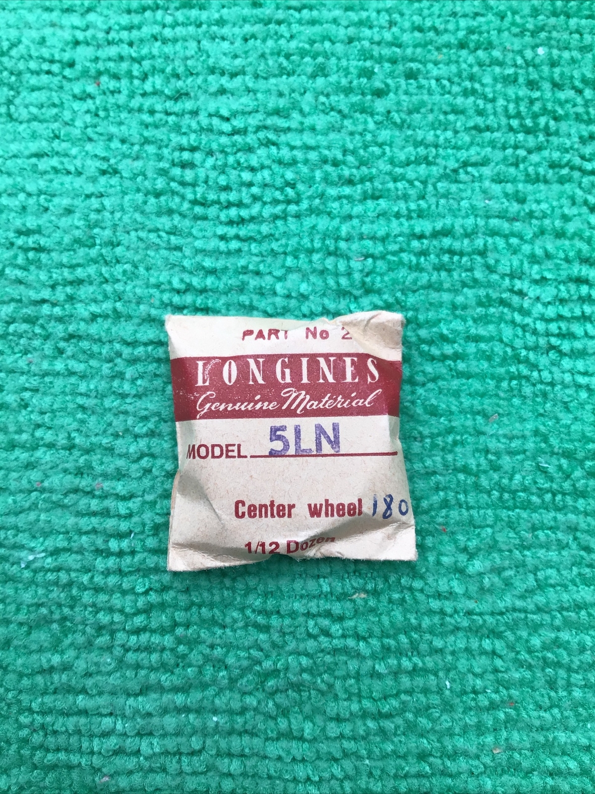 Longines Cal. 5LN Part 201 2, Center Wheel & Pinion Part