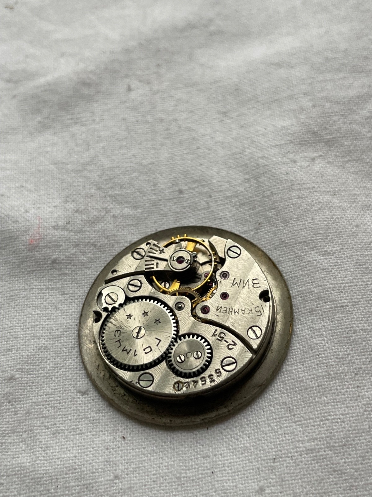 ZiM early 1951 with dial of Raketa- USSR movement for mens watch AS IS, lot 1005