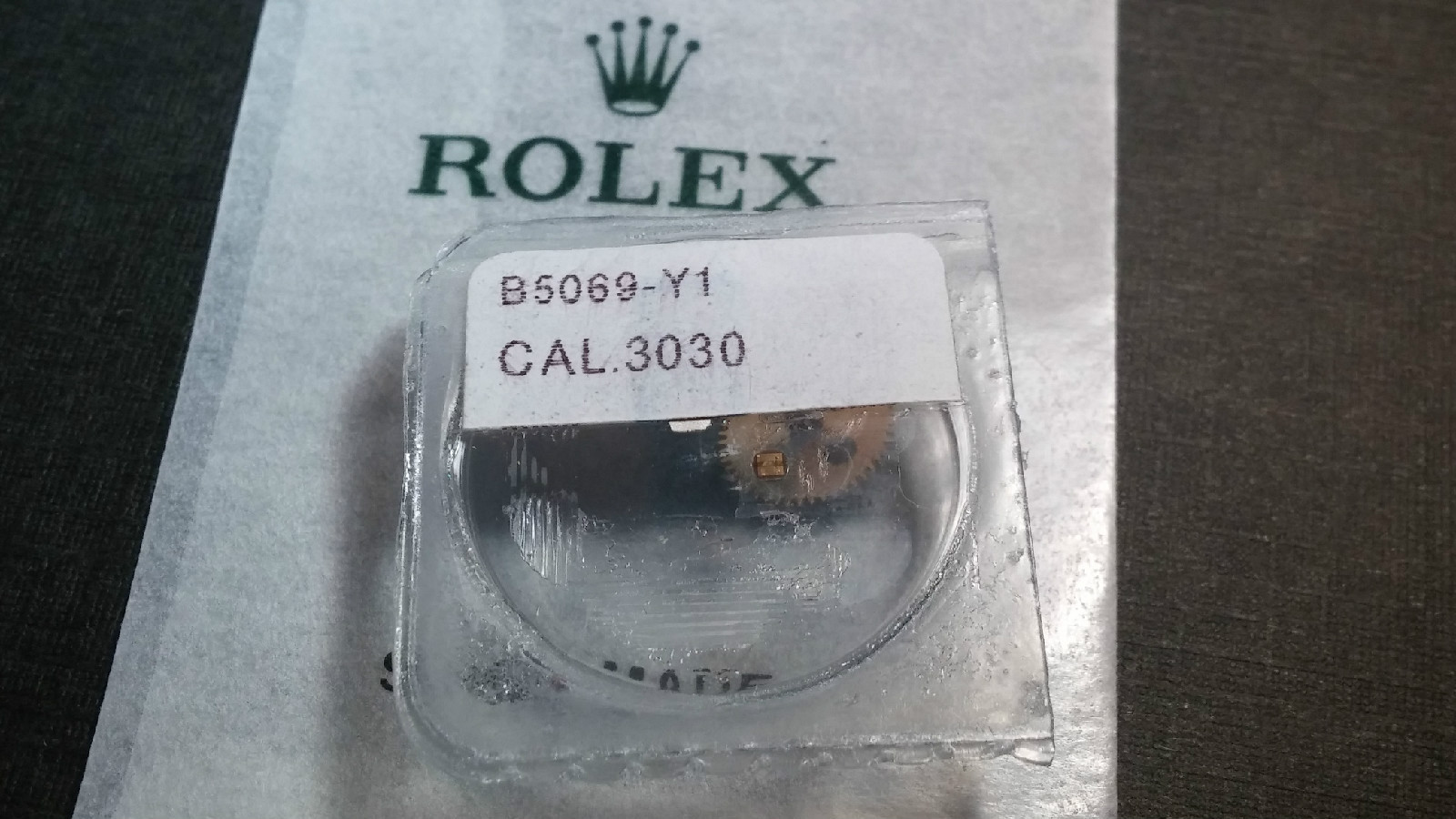Original Rolex 3030 5069 Driving Wheel for Ratchet Wheel NEW, Sealed, 3035 5069