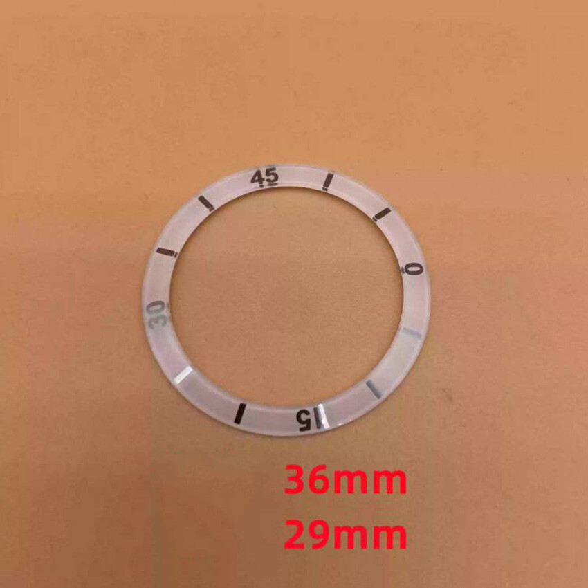 J12 Ceramic Bezel White Watch Bezel Ring Insert 36mm/31mm/31.8mm For Men & Women
