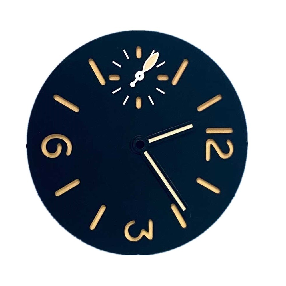 1.36″ Watch Dial Face Green Luminous w/ Hands For ETA6497 ST3600 Movement
