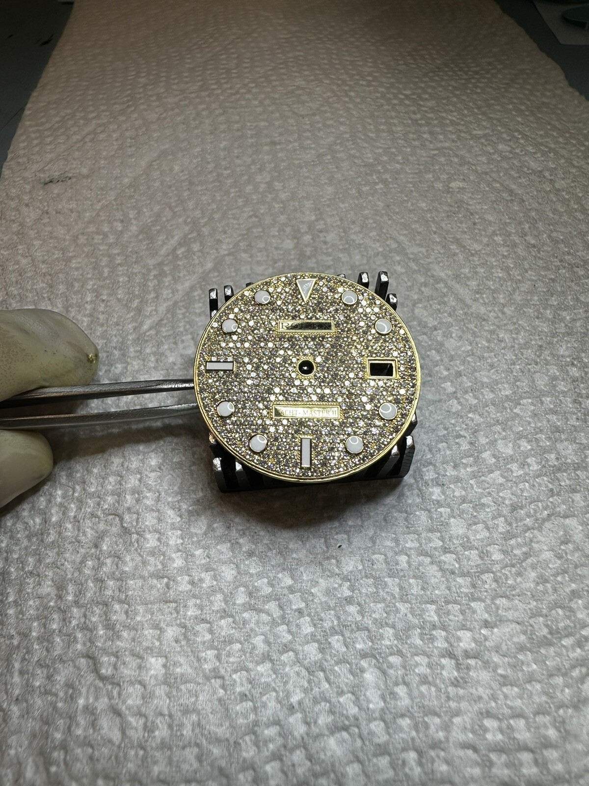 ROLEX Yacht Master Pave Diamond DIAL