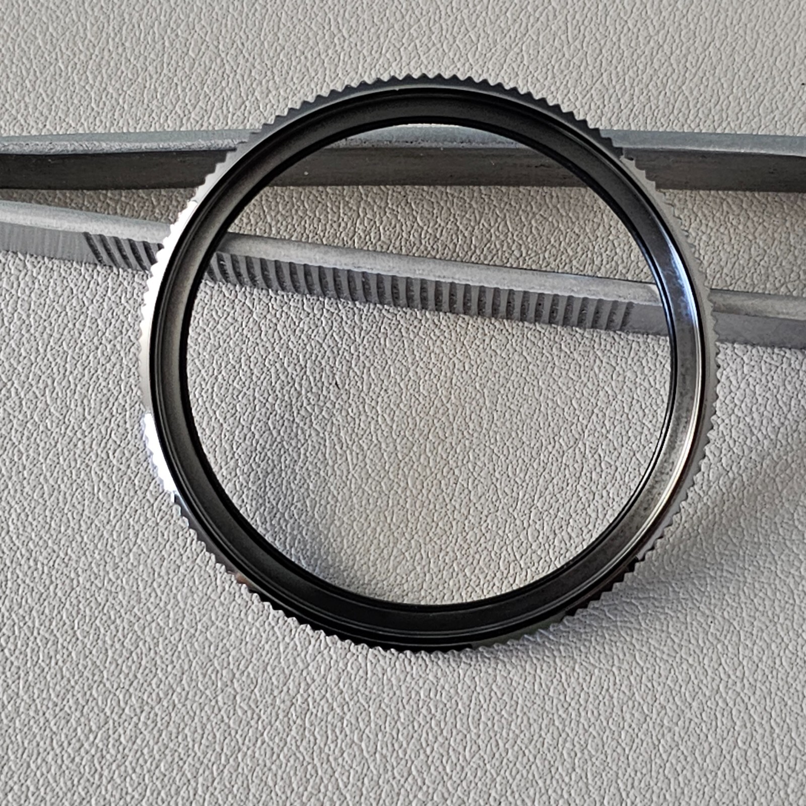 SLIM Bezel SKX007 SOFT COIN EDGE / Gunmetal Polished / SEIKO MOD SKX
