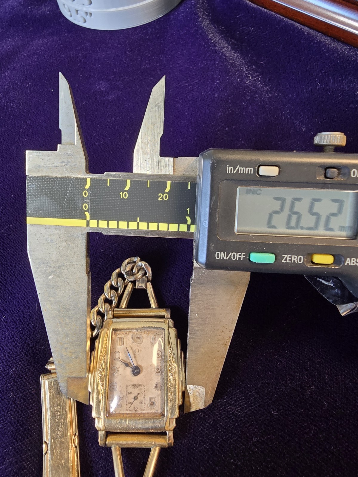 Vintage Omega Art Deco 15J Manual Watch Parts Repair Balance Staff Broken