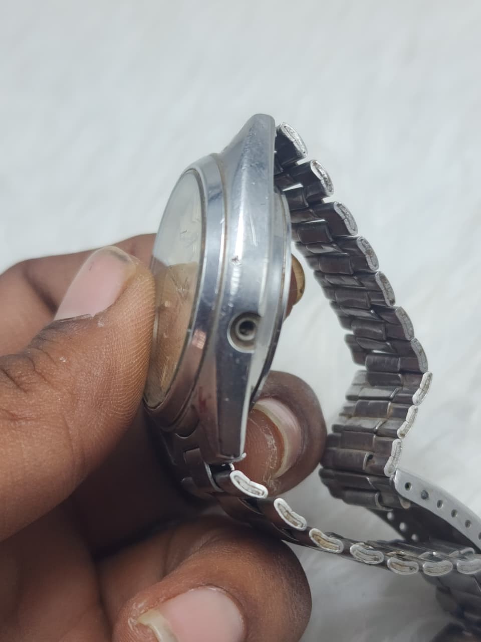 Vintage Seiko Automatic Day Date 7009-8740 Men’s Watch Not Working For Parts Rep