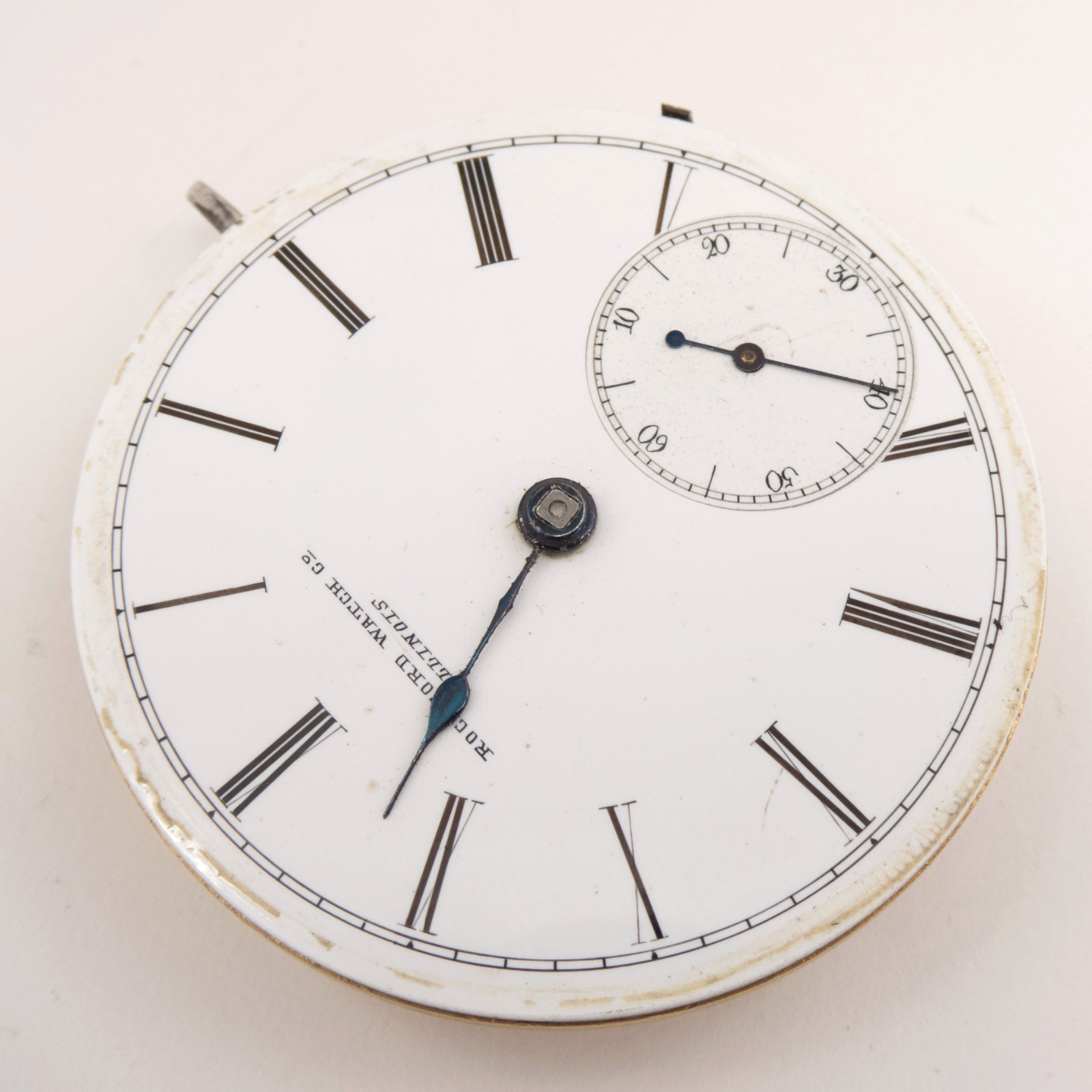 Rockford Model 3 18-Size Lever-Set Antique Pocket Watch Movement